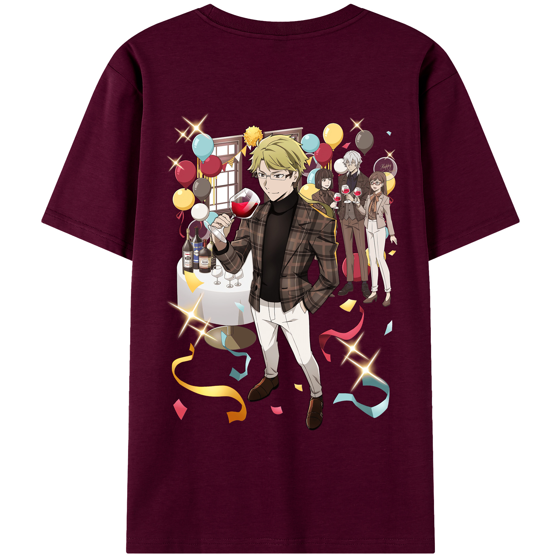（画像用） 文豪ストレイドッグス Bungo Stray Dogs レディース半袖Tシャツ(バックプリント)